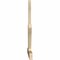 Ekena Millwork Saratoga Rough Sawn Timber Gable Bracket, Douglas Fir, 108"W x 40"H x 2"D x 4"F, 9/12 Pitch GBW108X40X0204SAR00RDF - alternate 5